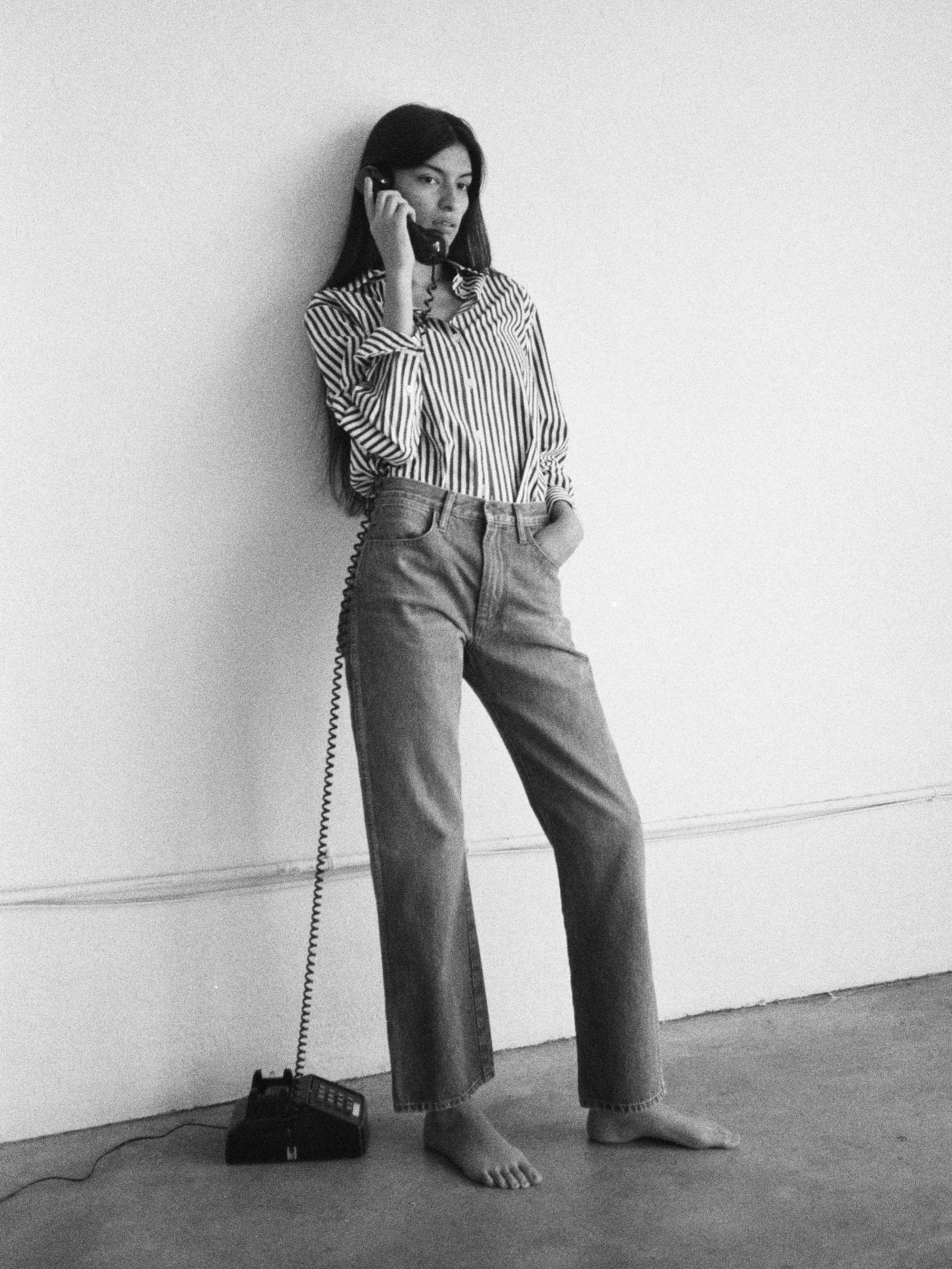 Ilona High Straight Jean -- Luna